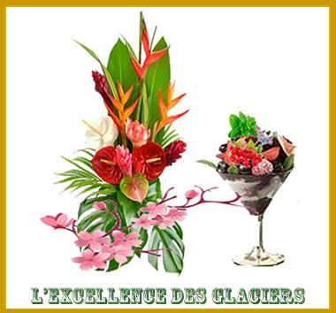 coupe de glace et sorbet